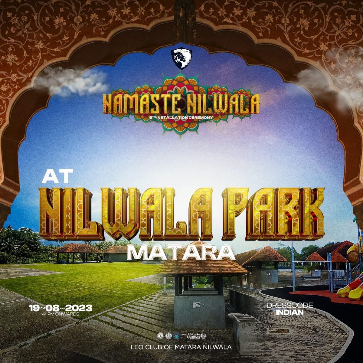 LNilwala's tweet photo. 🥁 *Drumroll, please...The anticipation ends here* 🚨

🌞 For our 5th Annual Installation event, Namasthe Nilwala, we're setting the stage at none other than the dazzling...

📍 Location: Nilwala Park Matara 
( _https://t.co/NaKsPV5g0d ) https://t.co/eT9zMCu7VZ