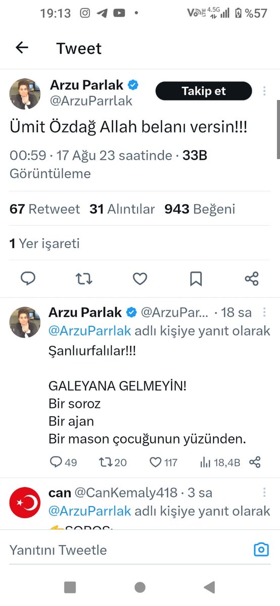 Şanlıurfa’da bir Türk çocuğuna bir Suriyeli tecavüz ediyor. Şanlıurfa valiliği olayı açıklıyor. Halk galeyana geliyor. Bu kadın tecavüzcüye değil bana hakaret ediyor. İnsan aklının ve ruhunun bozulması en somut örneklerinden birisi. ⁦<a href="/zaferpartisi/">Zafer Partisi</a>⁩
