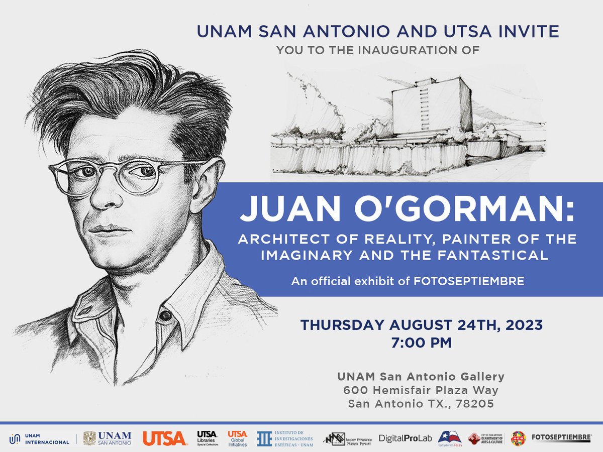 Fotoseptiembre USA invites you to a unique journey! 

Immerse yourself in the world of imagination with the exhibition "Juan O’Gorman: Architect of Reality, Painter of Imagination and Fantasy." 

 Check out our complete program of activities: unamsa.edu/juan-ogorman-2…