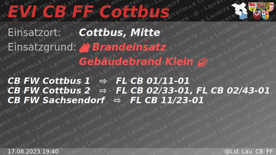 EVI CB FF Cottbus (@Lst_Lau_CB_FF) / Posts / X