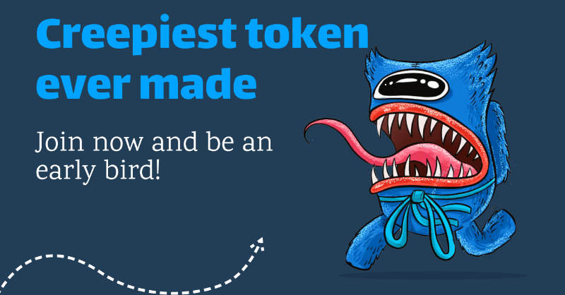 tongva_times's tweet photo. 🚀Huggy Wuggy new meme ethereum token.