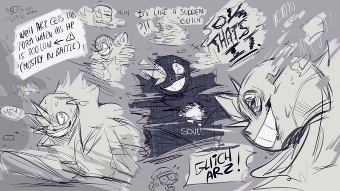 Glitch Arz doodles 🤫 #arzsans #utmv 