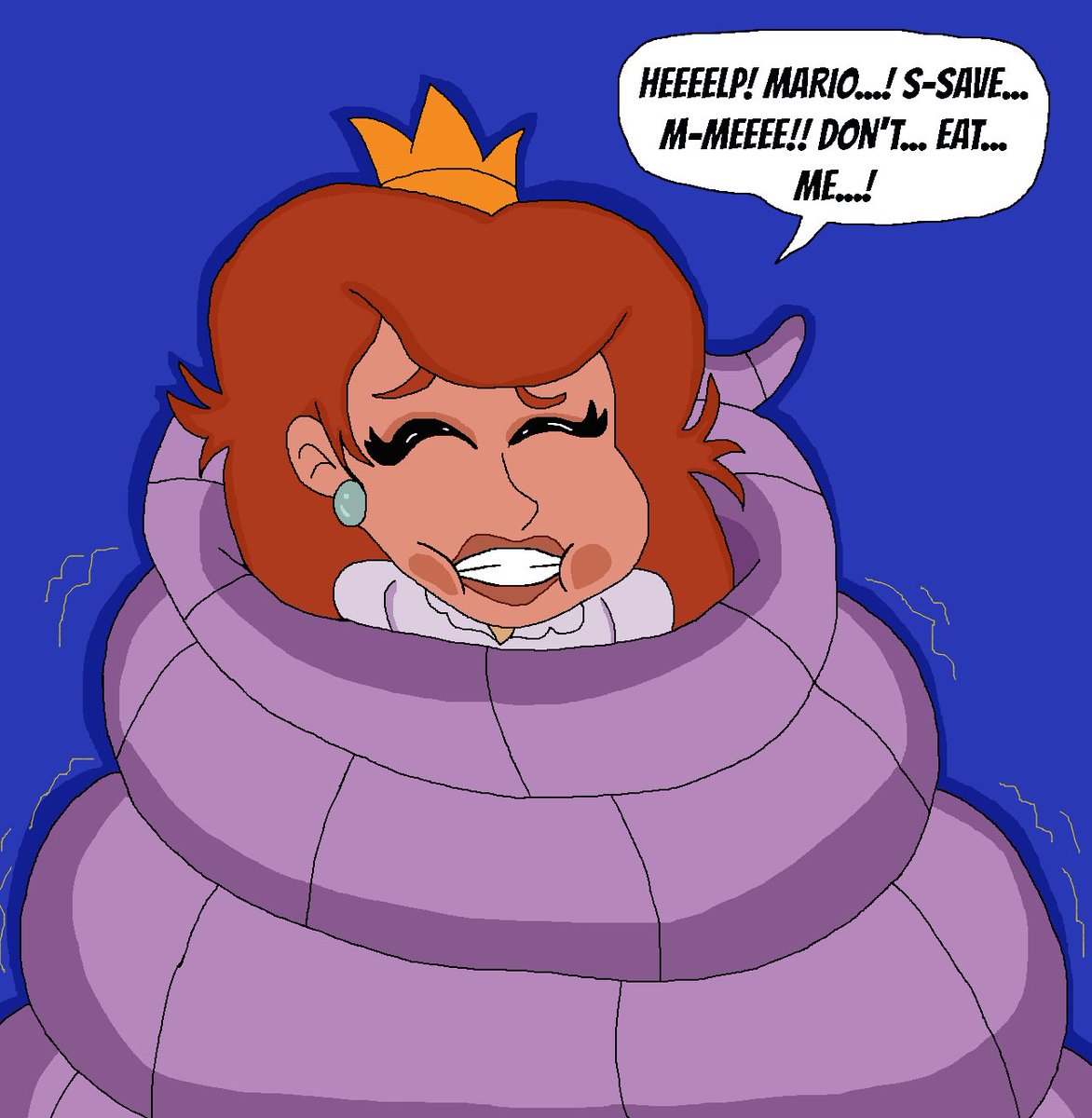 HileeWhitaker's tweet photo. Who's that pokemon? #princesspeachtoadstool #vore #coils #arbok #snakevore https://t.co/Hnr83KvYM7