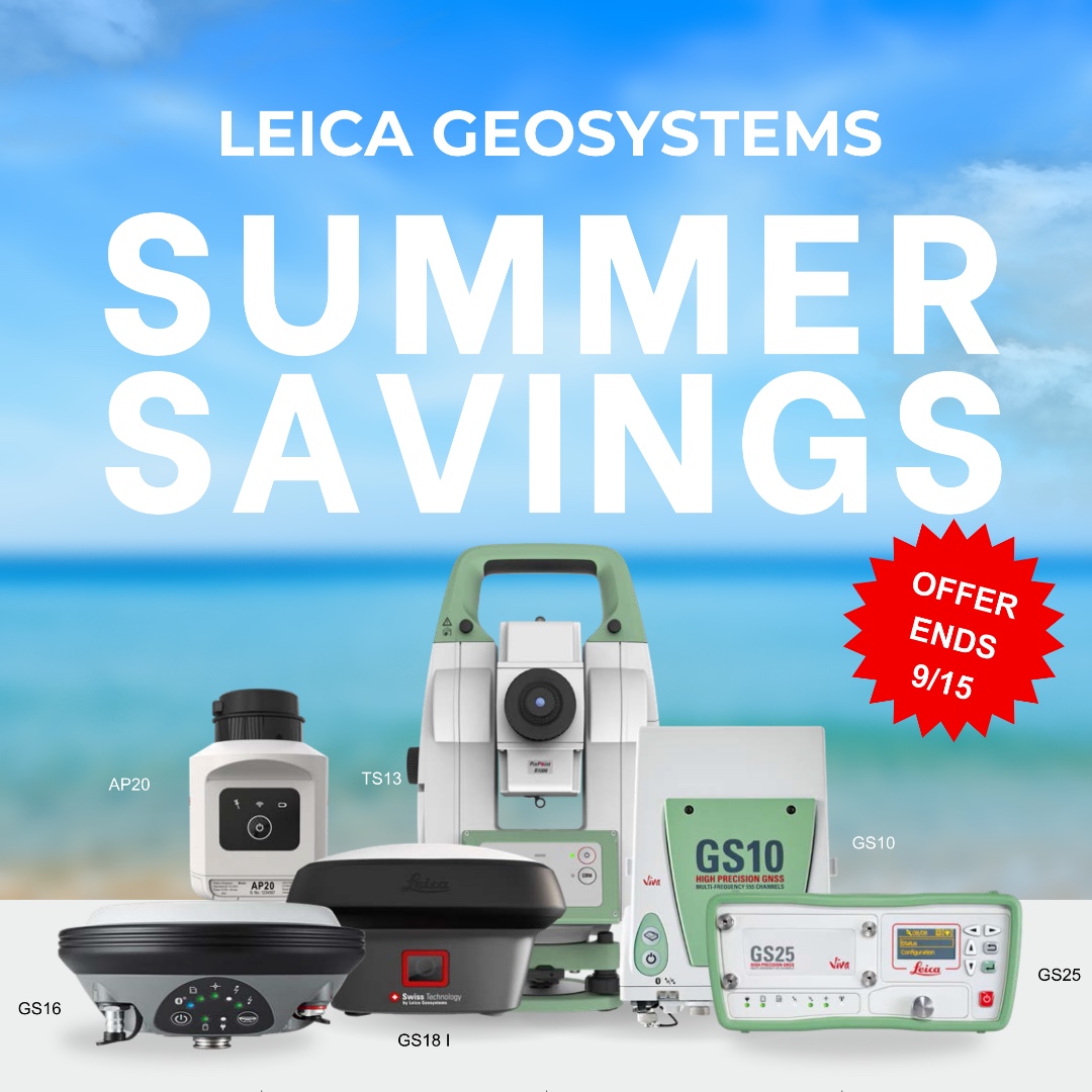 SpatialTech_'s tweet photo. Exclusive @LeicaGeosystems' end-of-summer sale! Amazing #discounts & #free upgrades ONLY until Sept 15.
https://t.co/uRuWrdYqho
#sale #surveying #mapping #equipmentupgrade #surveyors #canada #gs16 #gs18 #ap20 #autopole #ts13 #smartantennas #gnss #rtk #rover #totalstation https://t.co/htOm51f2Eb