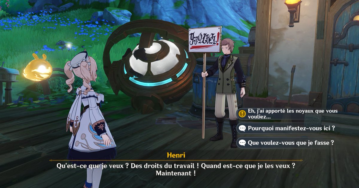 Vel_kia's tweet photo. 100% French accurate, this is the frenchiest french npc https://t.co/7ntEWNjmj5