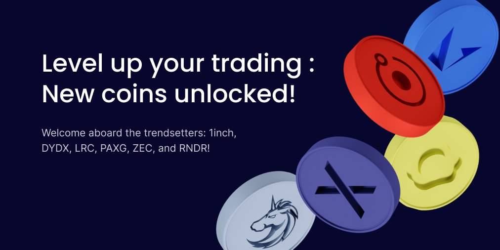 🚀 Netcoins Big Launch! 🚀

Ready to take your trading journey to the next level? We are excited to introduce not one, not two, but six exciting new coins to the Netcoins platform. 

These cutting-edge additions are here to redefine your crypto experience with their unique
