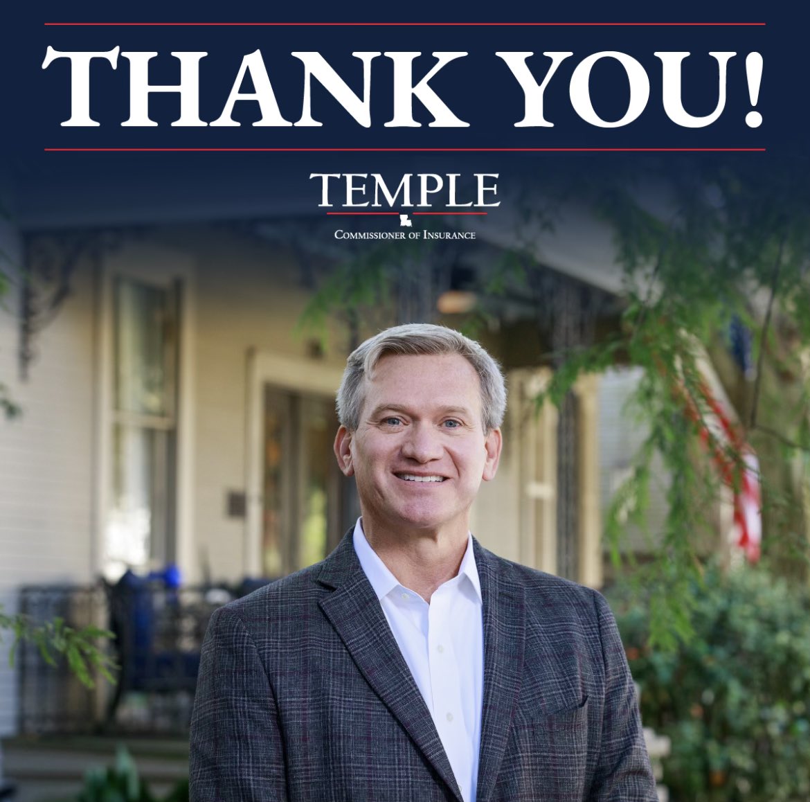 I am honored and humbled to be the Louisiana Insurance Commissioner-Elect. My family and I have been overwhelmed by the amount of support and encouragement we have received from voters across Louisiana throughout this campaign…