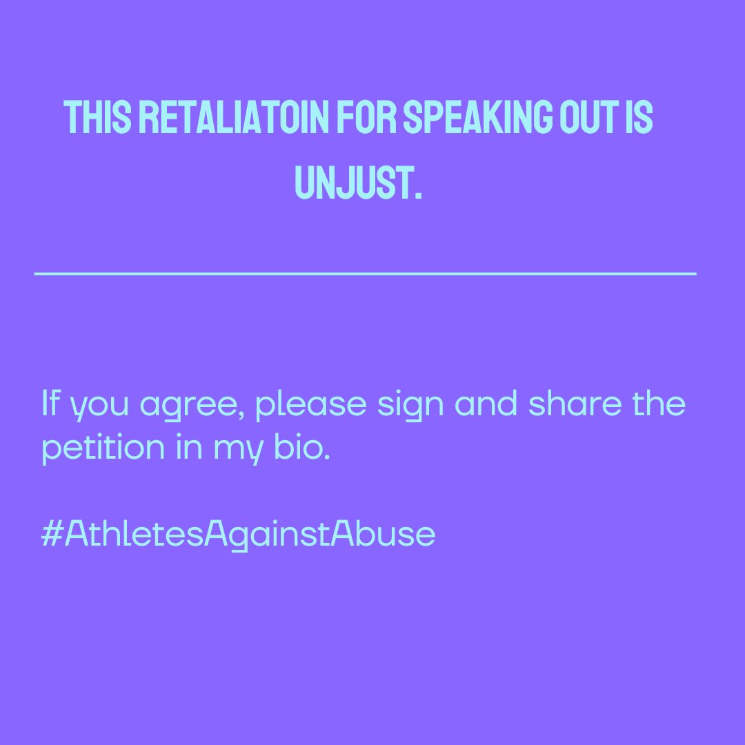 BarayaLouis's tweet photo. This type of retaliation against women must stop. #AthletesAgainstAbuse 

‼️Please sign my petition below!

👉https://t.co/1nTR5uVOA6 https://t.co/SSvVgIYqMz