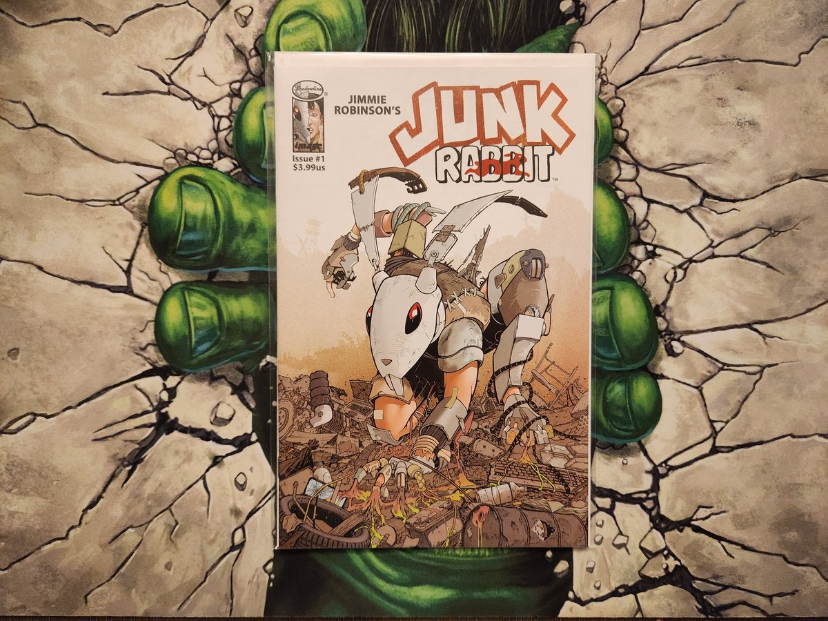 Apollokid3000's tweet photo. Junk Rabbit #1. $1 flea market find.
#fleamarketfind
#ImageComics
#OldComicBookDay
#JunkRabbit https://t.co/vmv9oGIGYE