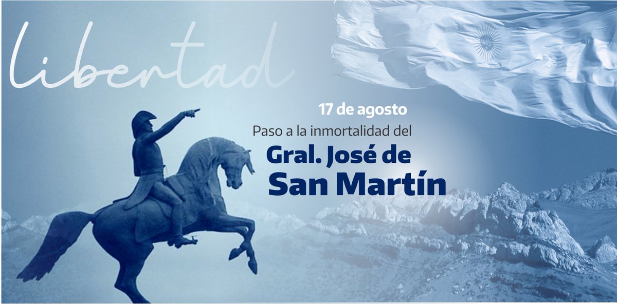 La figura de San Martín resulta imprescindible en estos tiempos. Su sueño de una Argentina grande y libre,se tambalea en un presente crítico. Unirnos y esforzarnos para encontrar la salida es un desafío impostergable. Debemos asumirlo,  en honor al padre de la Patria.