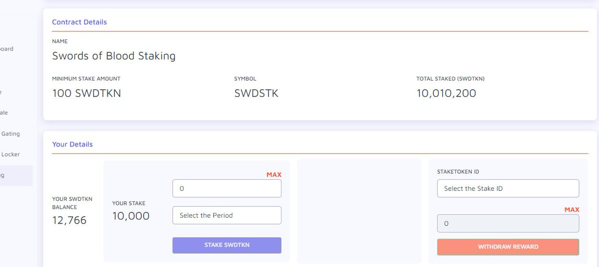 idexo_io's tweet photo. 🚀Congratulations to @SwordsofBlood_ on the launch today of their $SWDTKN #Staking at https://t.co/z88j92s9PR on 

👀Hosted on #idexo #web3 #infrastructure https://t.co/d0JZYVUy0c