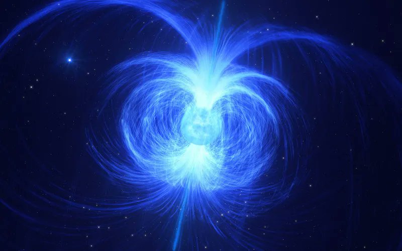 Nieuw soort ster geeft aanwijzingen over mysterieuze oorsprong van magnetars. Onderzoek van Tomer Shenar (@uva_amsterdam) in @sciencemagazine. Nieuwsbericht met links: buff.ly/3OCEcZs Beeld: (c) @ESO/L. Calçada Cc: @uva_api @uva_science