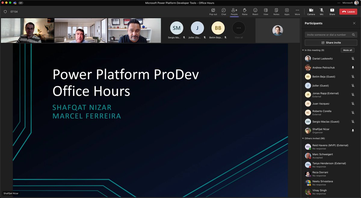 laskewitz's tweet photo. 🚀 Getting ready for the first ever @MSPowerPlat Pro-Dev Office Hours! If you have time, make sure to join in on the fun and get a chance to get your questions answered! 
🔗 https://t.co/gNOOcHFtQE
#️⃣ #PowerPlatform #PowerAddicts https://t.co/IyFZHGoVGq