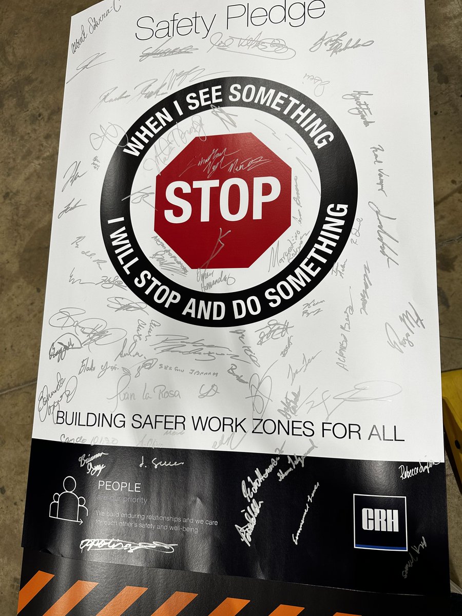 texasmaterials1's tweet photo. In our line of work, SEE STOP DO is shorthand for "If I SEE something unsafe, I will STOP and DO something about it." It's how we keep committed to the only thing that truly matters: working safely &amp; protecting those around us.

#safetyfirst #SEESTOPDO #texasmaterials #proud2bCRH https://t.co/TcaZ8WqkGF