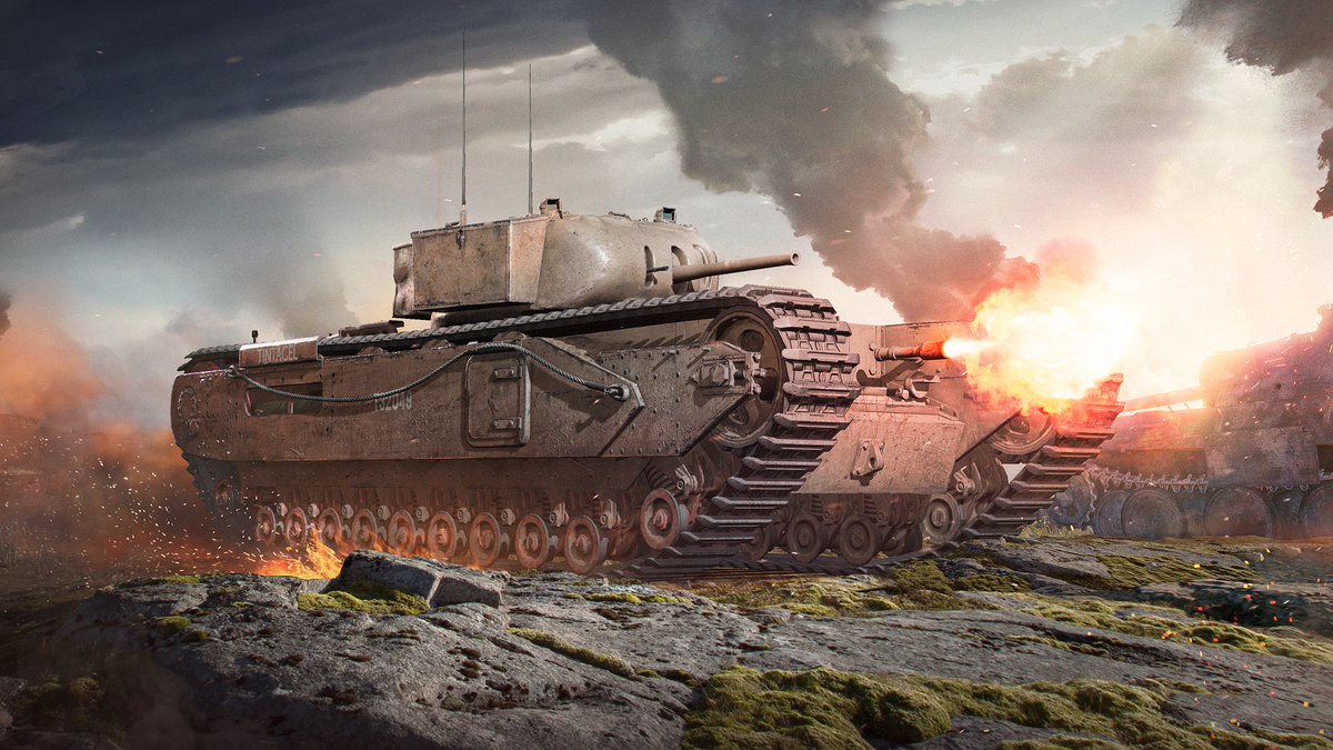 WoTModernArmor's tweet photo. Can we ignite your interest in something to raise your temperature? 

Have you come across the Churchill Oke yet, Commanders? If you have, tell us how heated the battle was ⬇️ https://t.co/VnqVoMb0nk