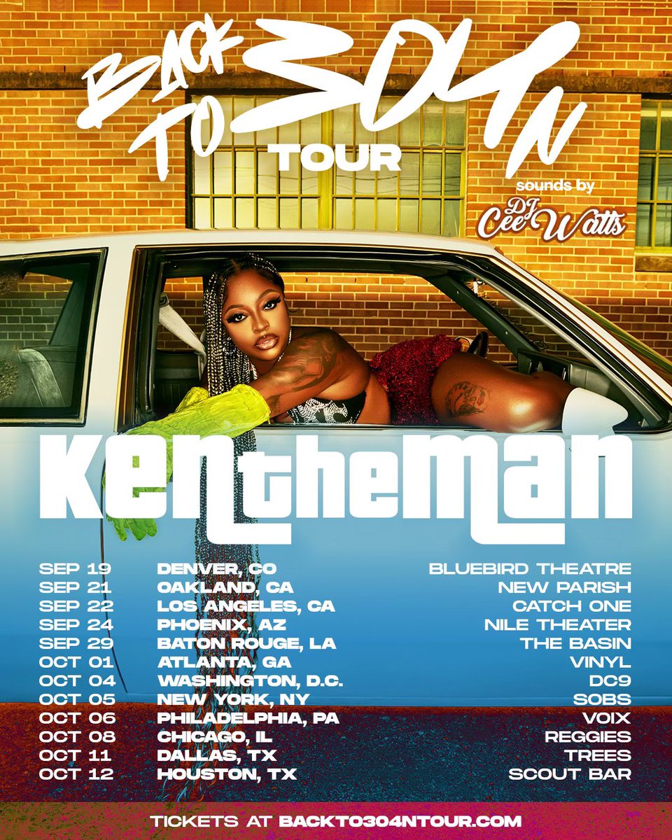 imkentheman's tweet photo. Hey yalllll my FIRST TOUR “Back To 304’n” tickets go on sale tomorrow at 10am EST 🤸🏾‍♀️🤸🏾‍♀️🤸🏾‍♀️🤸🏾‍♀️ make sure you’re there!!!!! https://t.co/ZA2cTu8GQk
