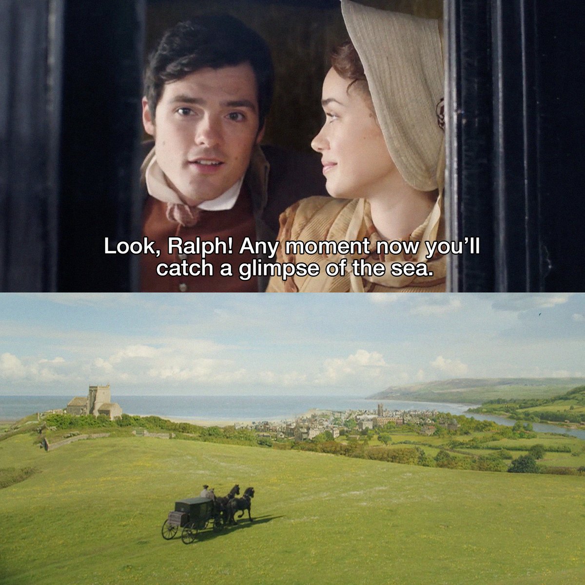 Welcome back to Sanditon, dear Charlotte. And hello to you too, Ralph. 

#SanditonTweetalong