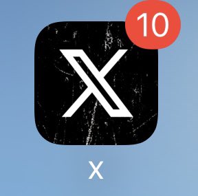 I could’ve sworn that this white line on the X app icon was not there during the initial rebrand and Elon put it there just to make people think there’s a random hair or scratch on your screen