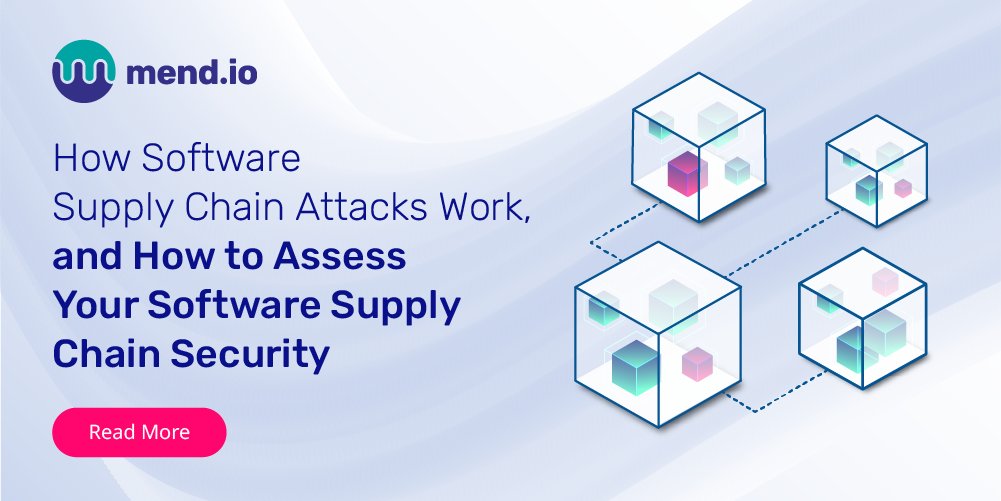 Mend_io's tweet photo. After participating in a discussion on software 🔗 supply chain security with two other #AppSec 🔒 leaders, our VP of Product, Jeff Martin, shares the insights he gathered in our latest blog. Find out what he has to say ➡️ https://t.co/HIewMvxzE9

#MendIt #MendTogether https://t.co/VlpU8W3GtJ
