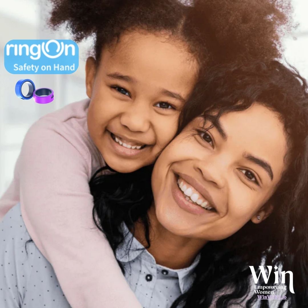 One of the projects we support is @ring__on. It is a ring-shaped combination between a GPS tracker and a panic button. It is an advanced technological solution that provides peace of mind to parents, who can know where their children are at any given time.

#WinForWomen