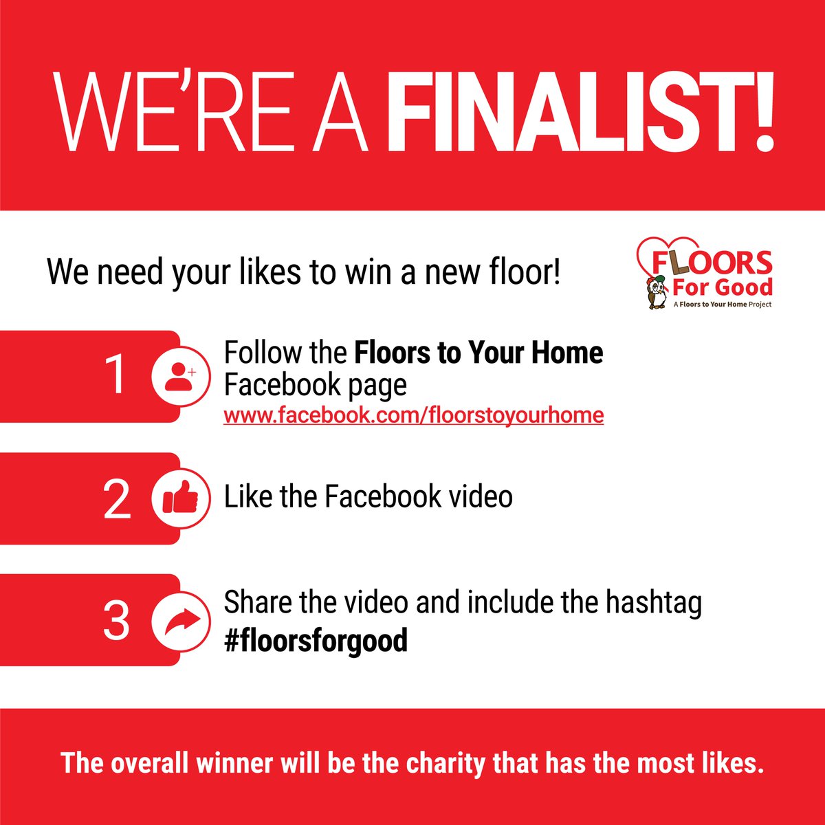 doverecovery's tweet image. Tuesday, August 22nd! Please put this date on your calendar now. 🗓 Why? Because this is when the Floors To Your Home Floors for Good charity FACEBOOK competition begins! So next week, please pop on over to Facebook and help us win!