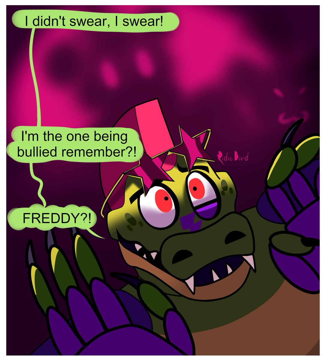 No Bullying, I swear! [ five nights at Freddy’s security breach fnaf ]