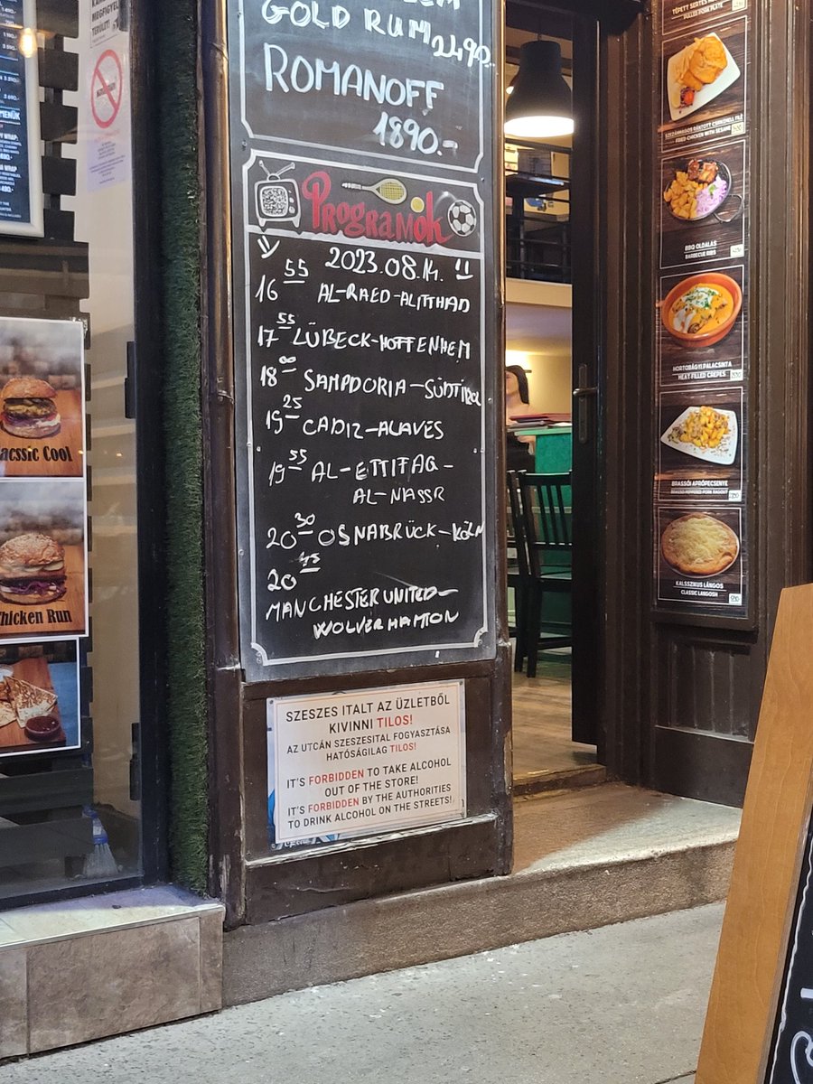 Aktuell in Budapest und hier wird/wurde tatsächlich die Saudische Liga übertragen. Haben nur wir in Deutschland ein Problem damit? Auch Lübeck gegen Hoffenheim kommt eher überraschend 😅