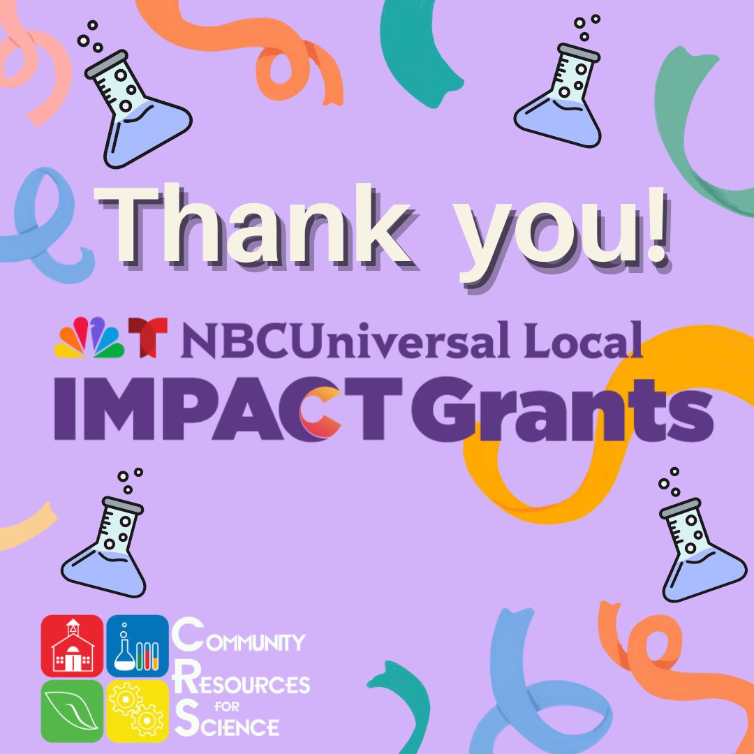 crscience's tweet image. We’re excited to announce that CRS has won a #LocalImpactGrant from @NBCUFoundation! We’re extremely proud to be selected as 1 of 81 organizations fostering a culture of equity and inclusion in our local community. @nbcbayarea  #STEMequity
👀 winners here: bit.ly/3sdUrVu