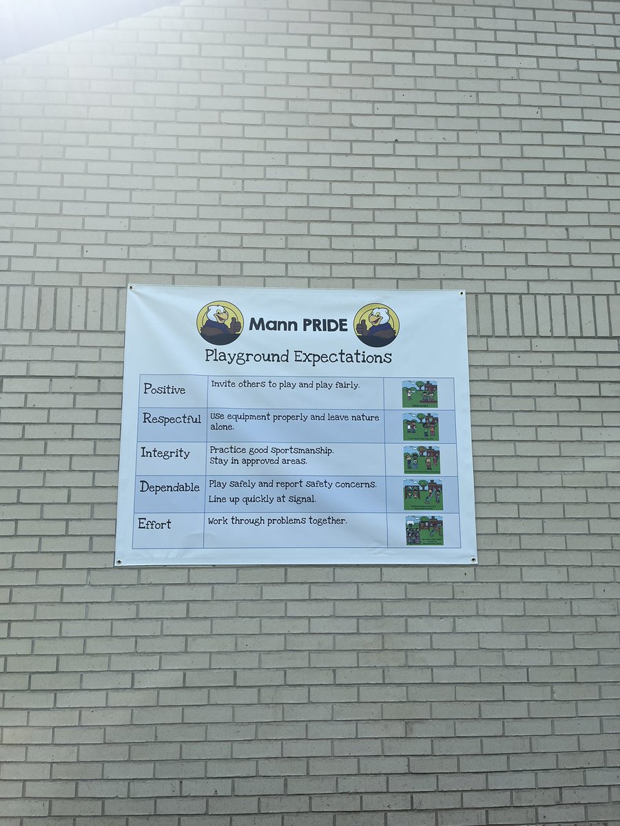 Our <a href="/MannEaglesSPS/">Mann Elementary</a> outdoor banners have arrived! We are incorporating PBIS!