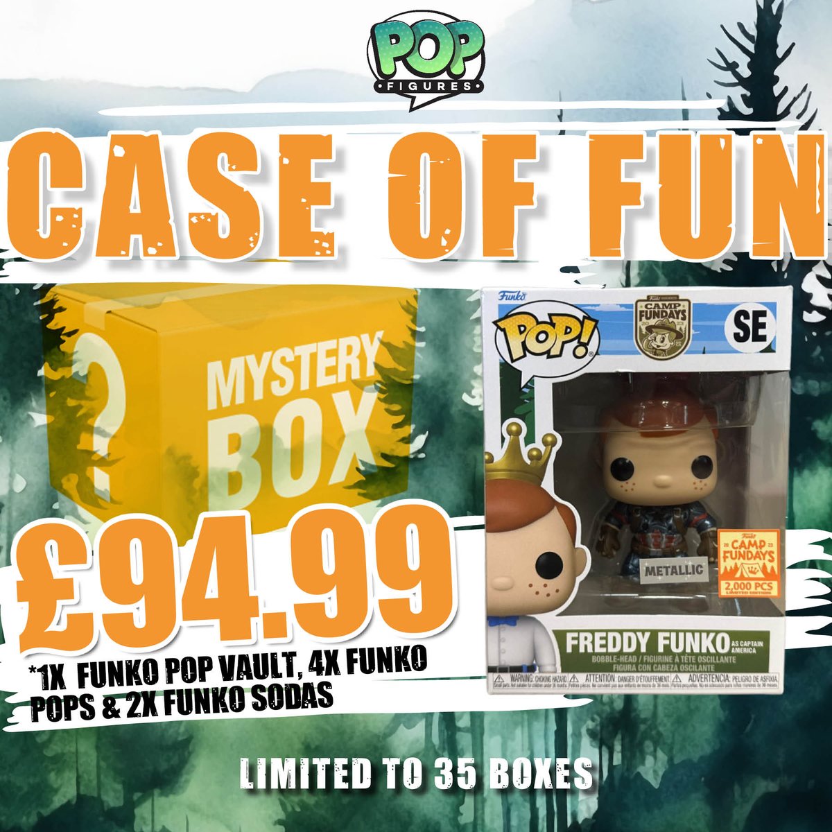 FiguresPop's tweet image. 🔥📦G O I N G • L I V E • 
T O M O R R O W📦🔥
🕖7PM🕖
🌲🪵𝑪𝘼𝑺𝙀 𝙊𝑭 𝑭𝙐𝑵 𝑭𝙐𝑵𝙆𝑶 𝑷𝙊𝑷 𝑴𝙔𝑺𝙏𝑬𝙍𝒀 𝑩𝙊𝑿🪵🌲

💷£94.99 a box!
ℹ️ All the info can be found on our Facebook and Insta pages 👌🏻

#mysterybox #funkomysterybox #funko