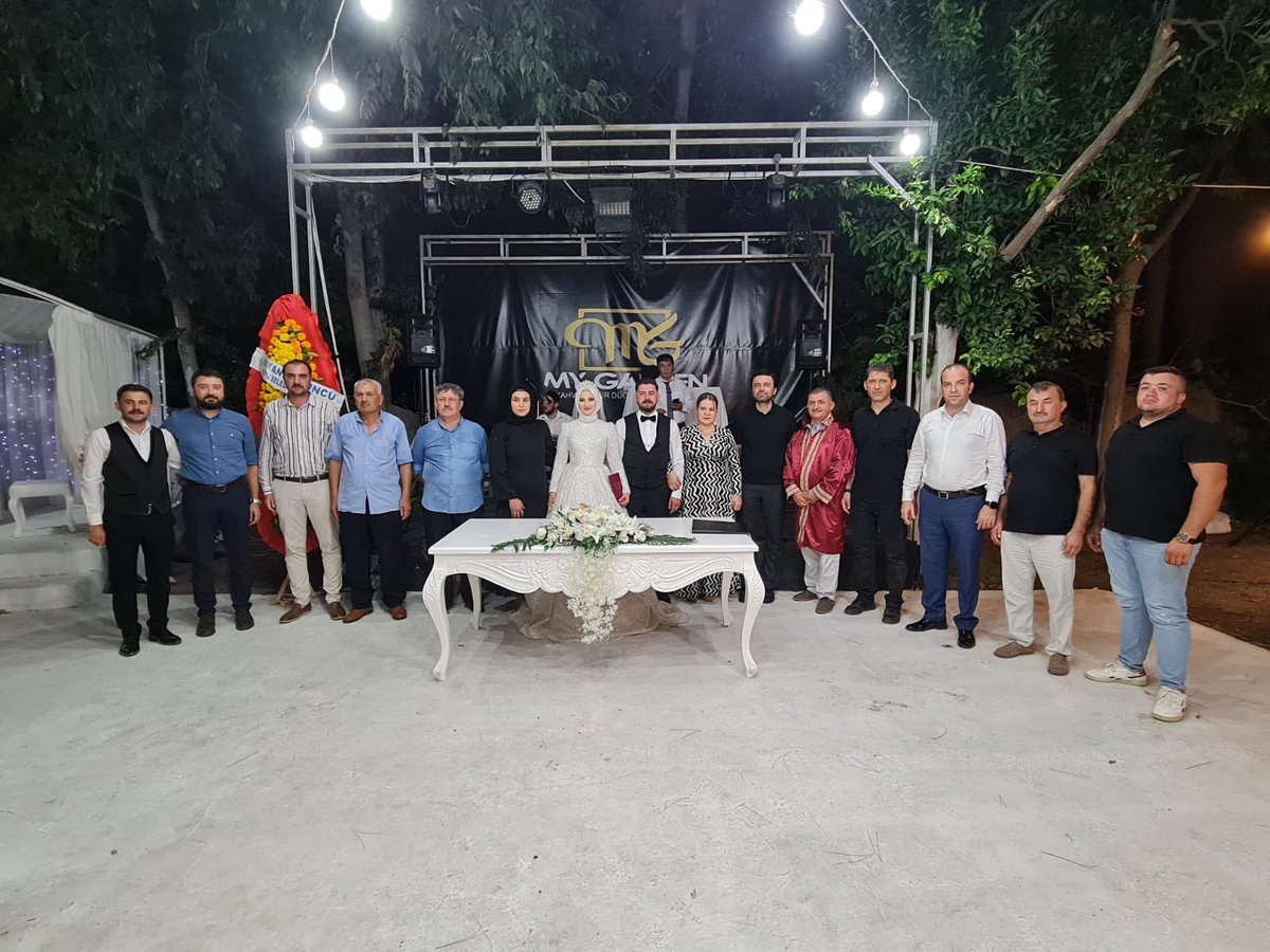 avmustafakose's tweet photo. Sibel ile Ali Emre’nin nikahlarına şahitlik ettik. Gençlere mutluluklar diliyoruz… https://t.co/G4XVzASkwA