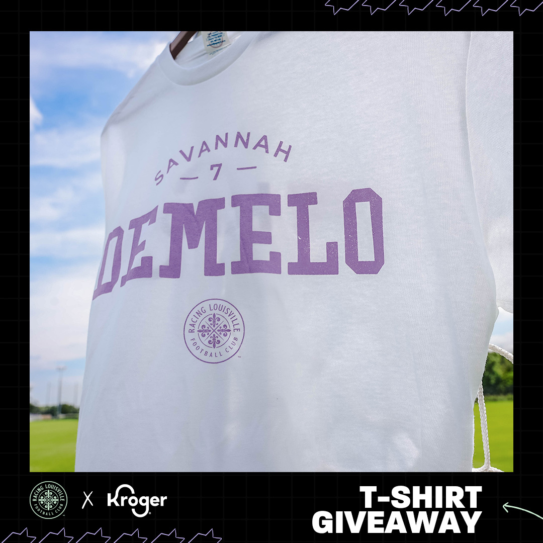 A tee for Savy D. 👕

The first 1,000 fans at Saturday’s Fill the Fam match will get this free @Savannah_DeMelo T-shirt!

🎟️ racingloufc.com/fillthefam
