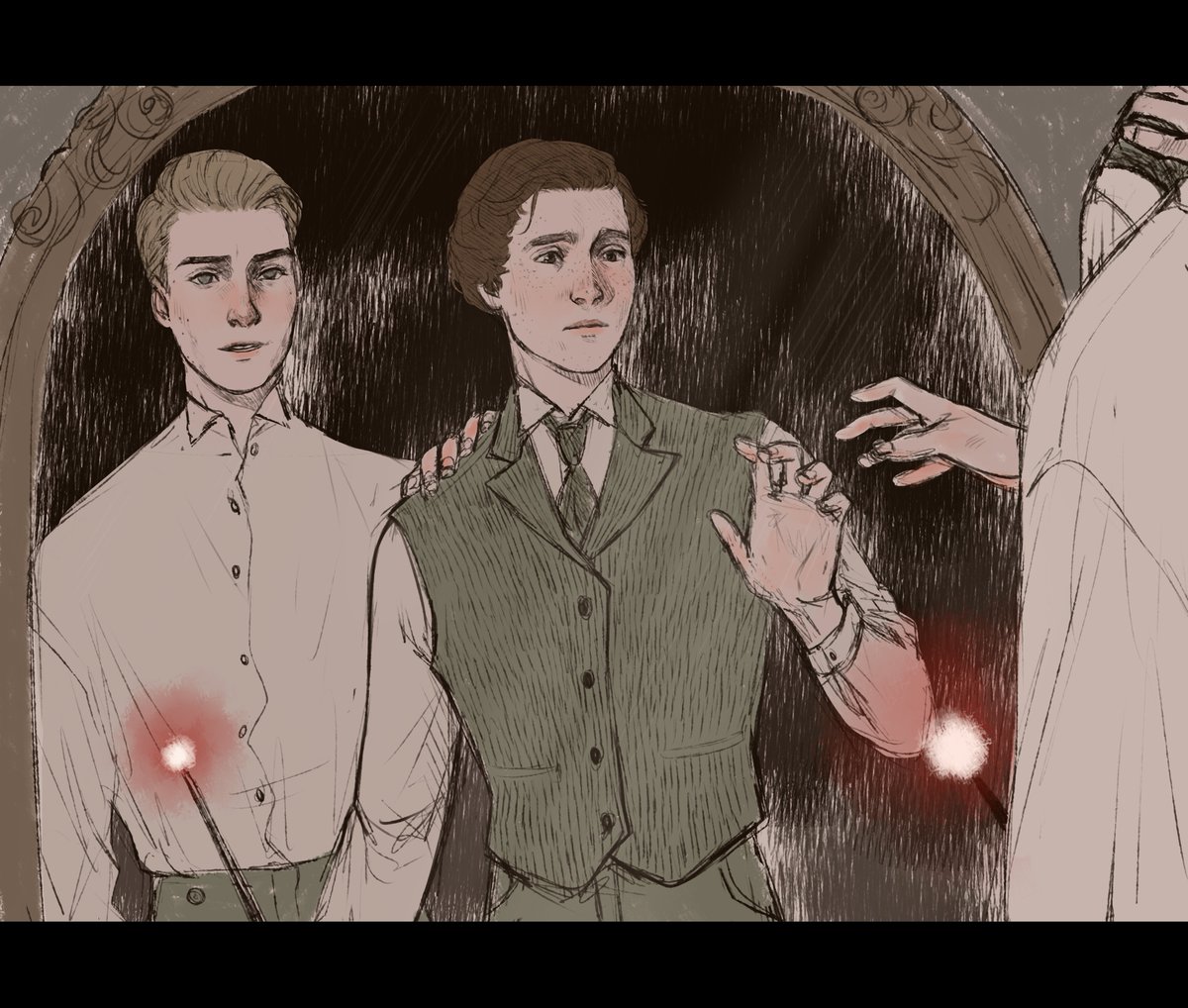 mouth_crazy's tweet photo. What if Polyjuice? :) 
Also I barely researched for this fic so I hope nobody is going to hate me :D

https://t.co/wPTSeDJym5
#sebinis #SebastianSallow #OminisGaunt https://t.co/zTQ3ViGS3k