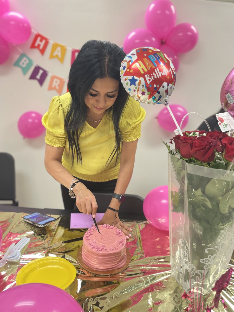 edison_school's tweet photo. We work hard so we can play harder! #Happy21stBirthday 🎂@SNGonzalez7 our very own #PinkQueen https://t.co/0tWcsNXu1z