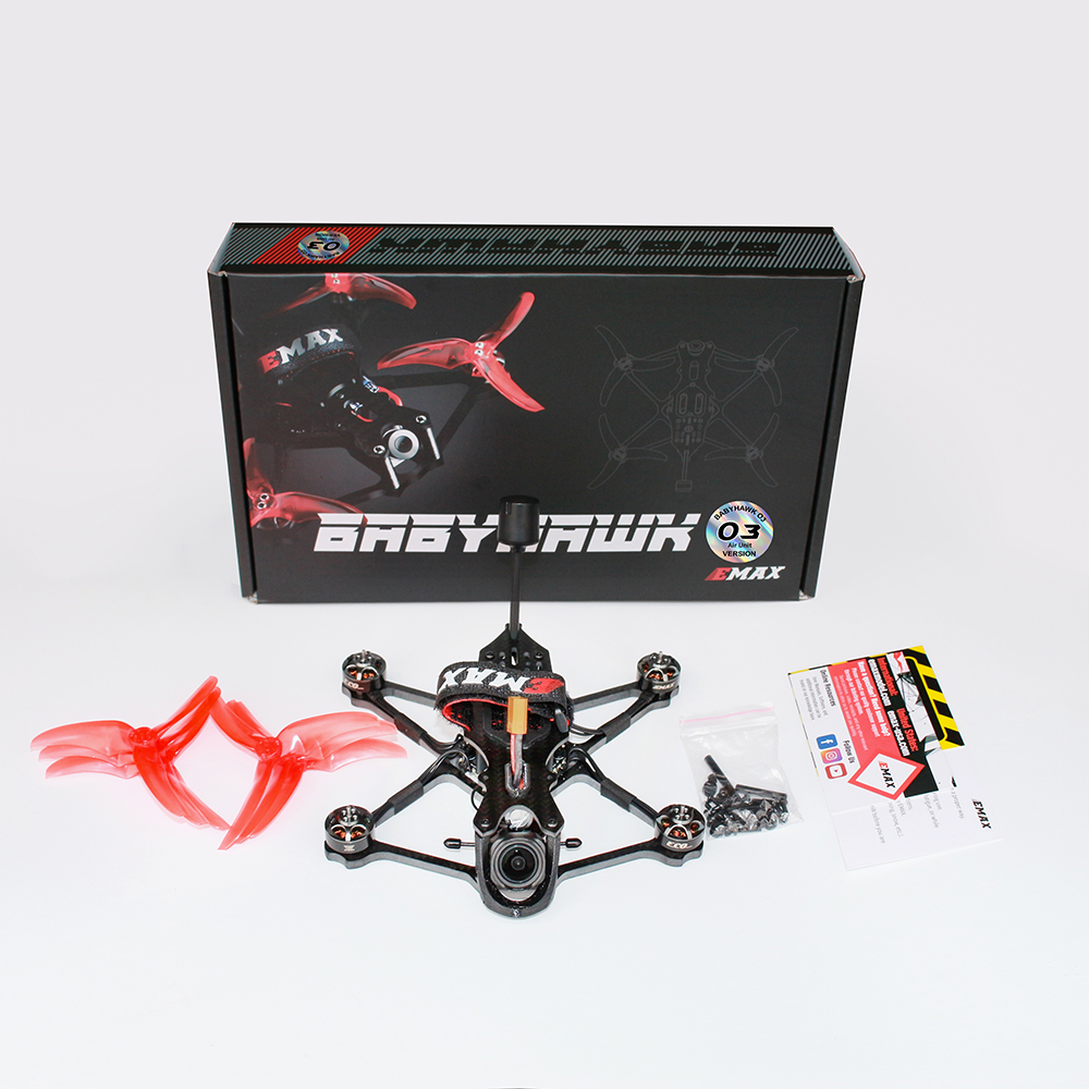 New EMAX Babyhawk O3 ELRS BNF Quad.
With a DJI O3 Air Unit, the new Babyhawk O3 can truly become a video capture acro drone for general use, fun, and content creation. You can now capture high quality 4K video all with the onboard O3.
Get yours now! tinyurl.com/babyhawk-o3