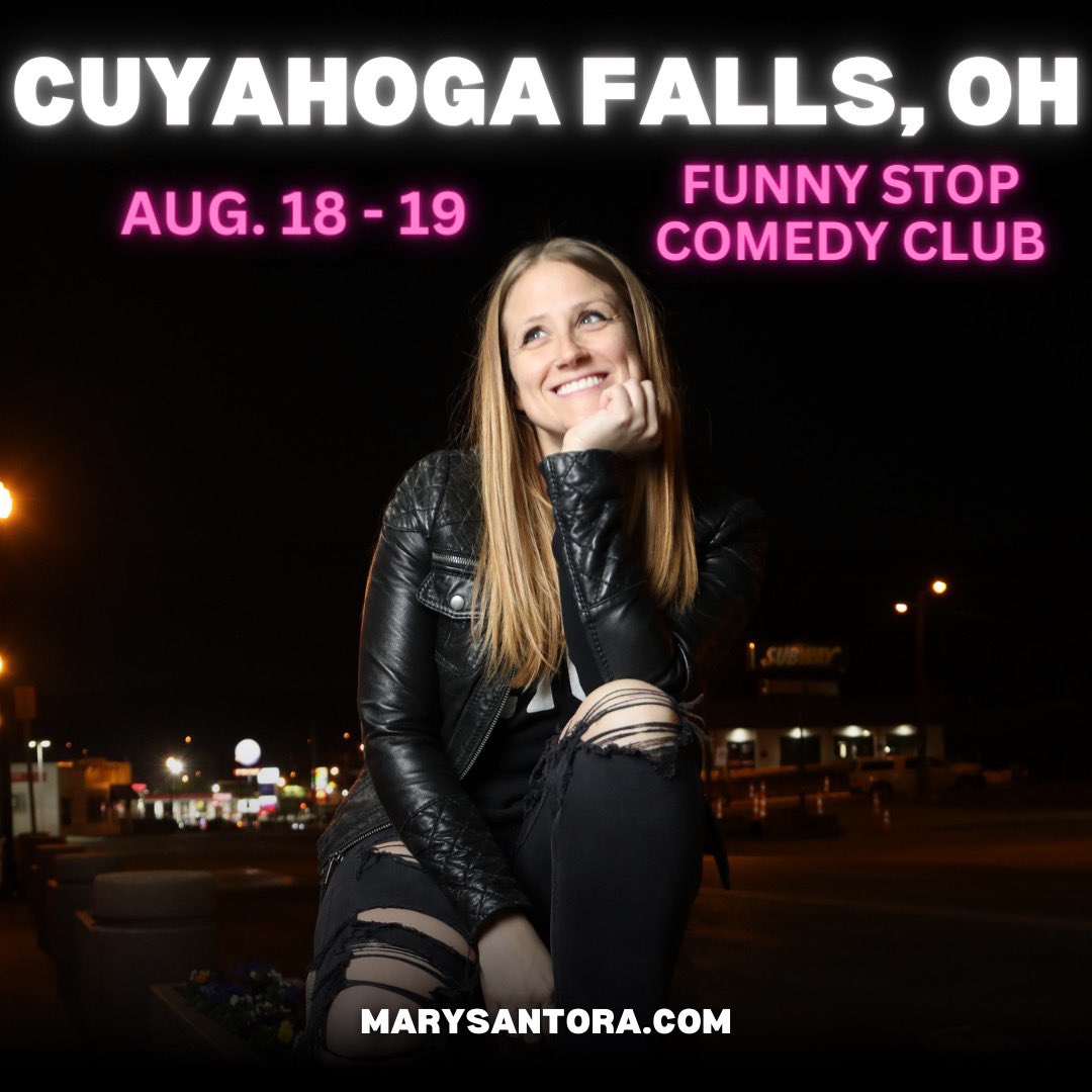 CUYAHOGA FALLS!!!! I’m headlining @FunnyStop this weekend so come out and laugh or at the very least throw me a RT!! funnystop.online/upcomingevents…