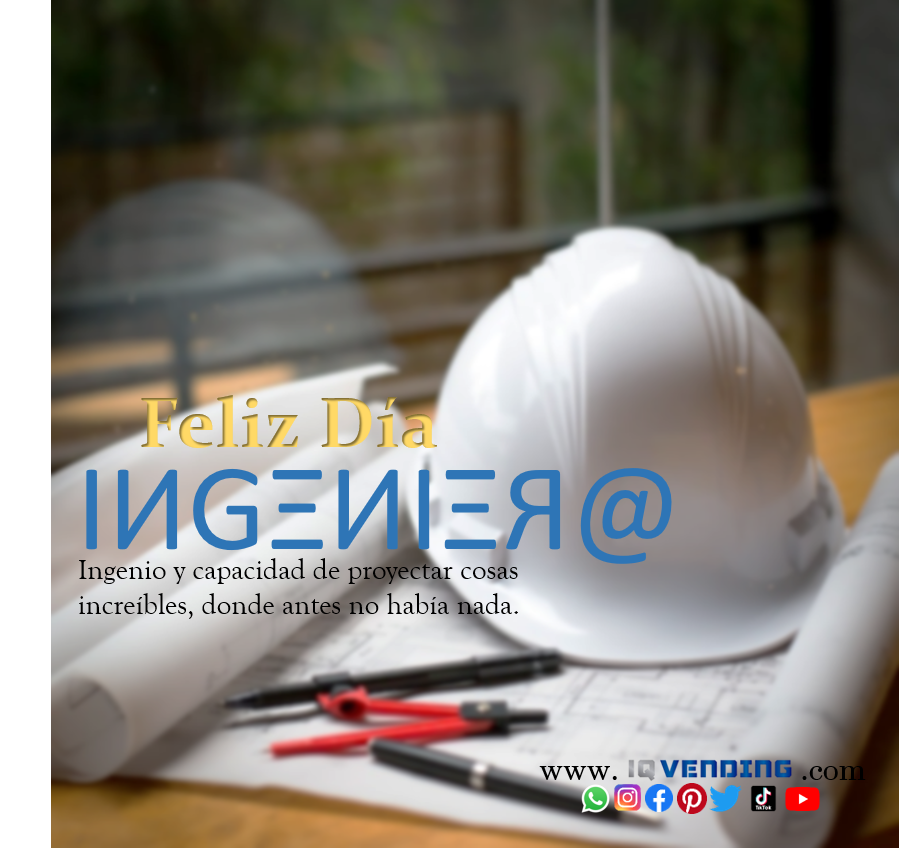 IQVENDINGSAS's tweet photo. En su día IQ Vending los conmemora.

#iqvending #diadelingeniero2023 https://t.co/PA6Uvr5fju