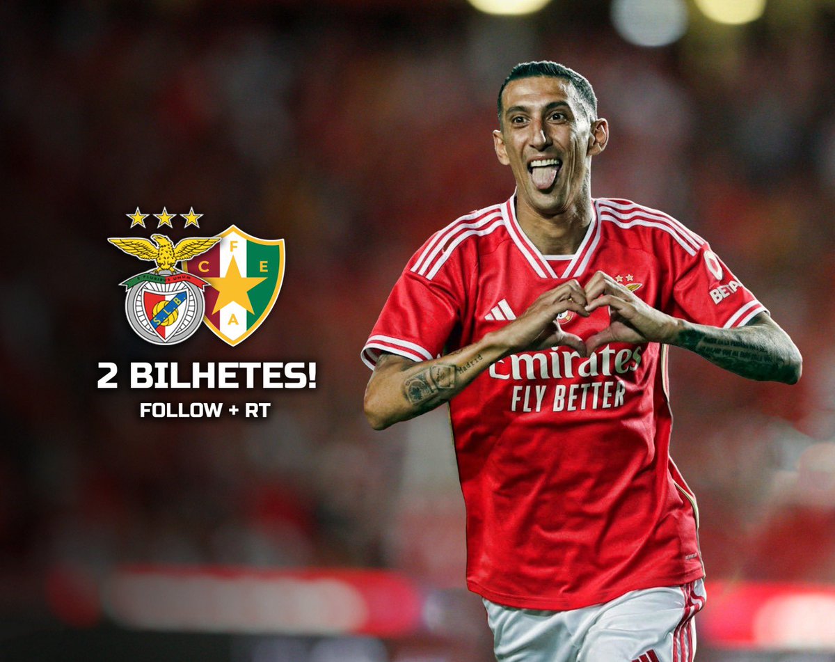 2 Bilhetes para o SL Benfica - Estrela da Amadora.

- Seguir <a href="/Betano_PT/">Betano Portugal 🔞</a> e @HenriqueHG35  
- Retweet!

Vencedor anunciado Sexta à noite! 🔥