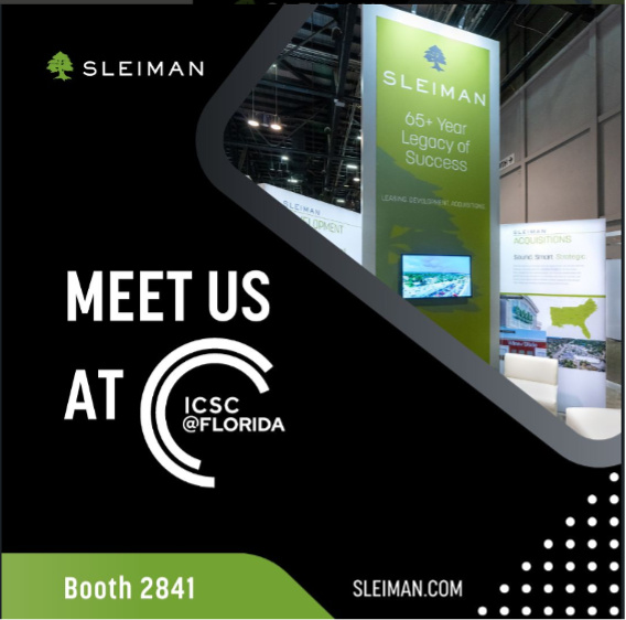 SleimanEnt's tweet photo. Join us at ICSC Orlando, Booth #2841, and drop your card for a chance at a 55” smart TV! @ICSC https://t.co/rskyltjLbx https://t.co/EqH2drxJ1k