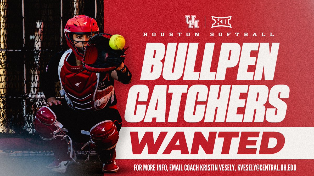 UH Students! Want to work with a DI softball team? Now's your chance! 🥎

#GoCoogs