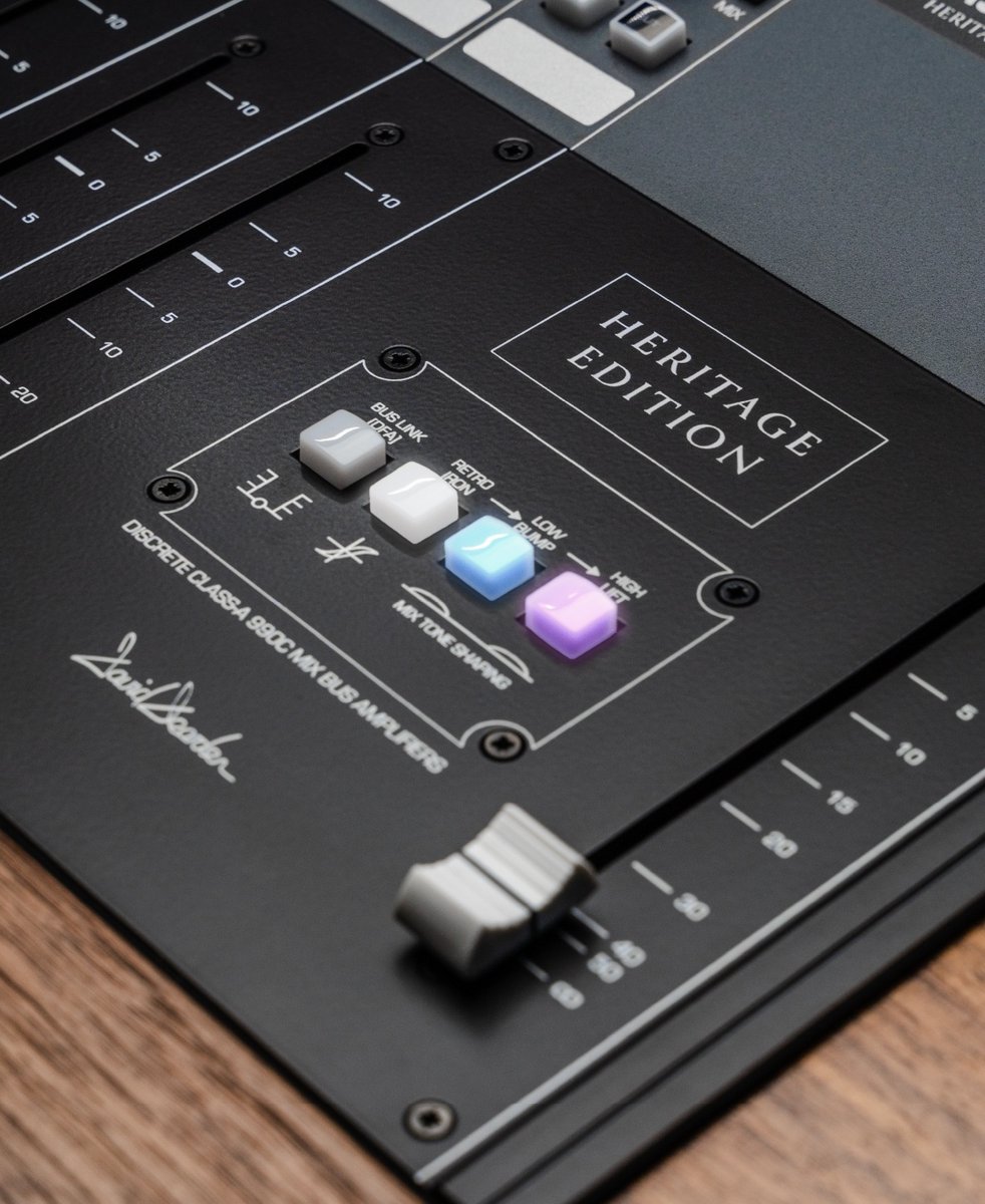 AudientWorld's tweet photo. ASP8024-HE has had a glow up and it's looking better than ever 😍

Don't forget that you can now design your very own 8024-HE using our brand new console builder available on our website 🤟🔥

Link 🔗👉 https://t.co/g4ScHCz0zD

#Audient #ASP8024 #ASP8024HE https://t.co/Se3cndrba6