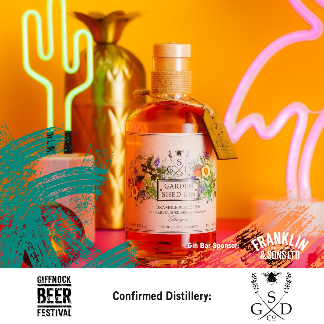 🍹With 9 days to go, we're heading back to the @FranklinandSons Gin Bar & are delighted to announce that @TheGSD_Co will be on this year's gantry with the exquisite Bramble Peach gin, perfect for a summer festival. 🎟️Tickets: tikt.link/GBF2023 #GiffBeerFest2023 #GBF23