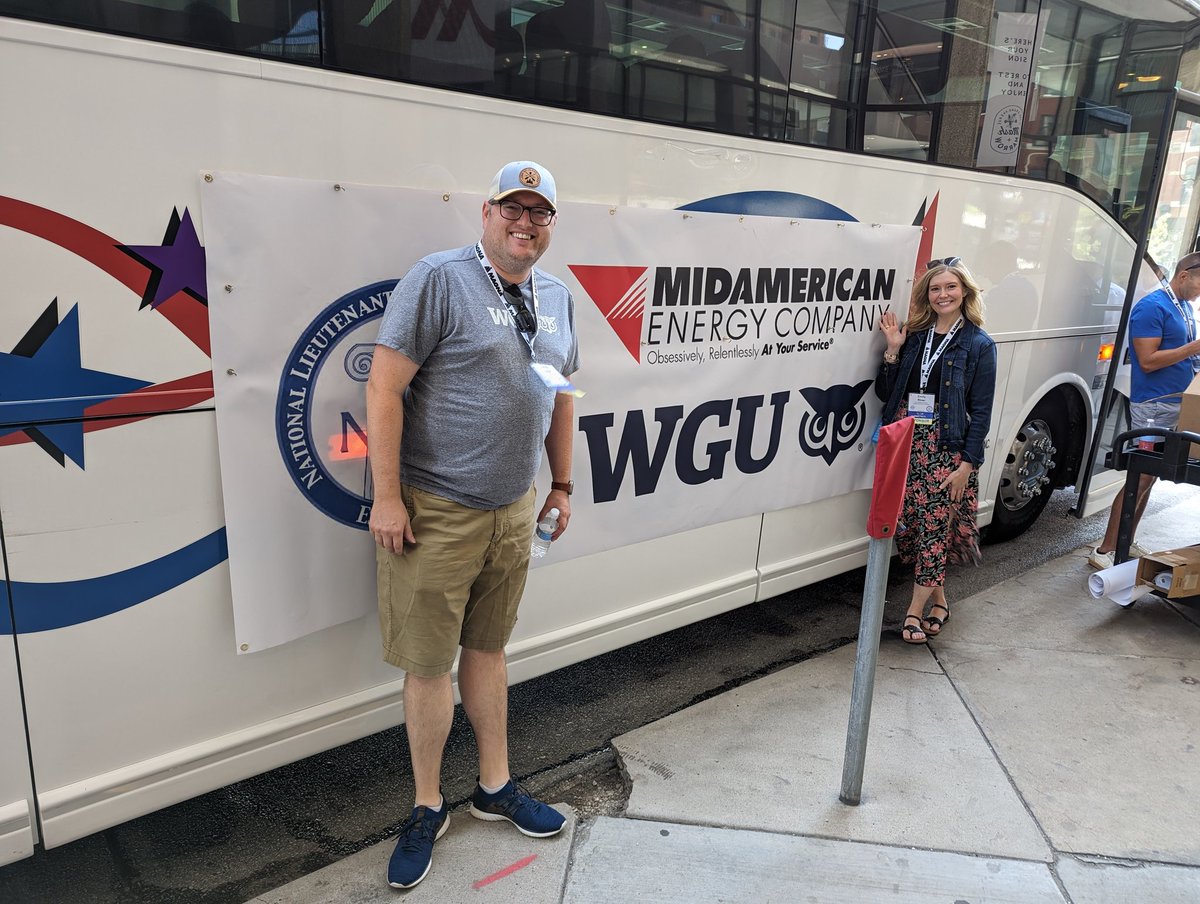 Great to be with Lt. Governors from across the country at the <a href="/NLGA/">National Lieutenant Governors Association (NLGA)</a> meeting in Des Moines. Thanks to <a href="/IALtGov/">Lt. Gov. Chris Cournoyer</a> <a href="/AdamGreggIA/">Adam Gregg</a> for hosting a great meeting. <a href="/wgu/">Western Governors U.</a> is privileged to sponsor this forum filled with important discussion and learning on key state issues.