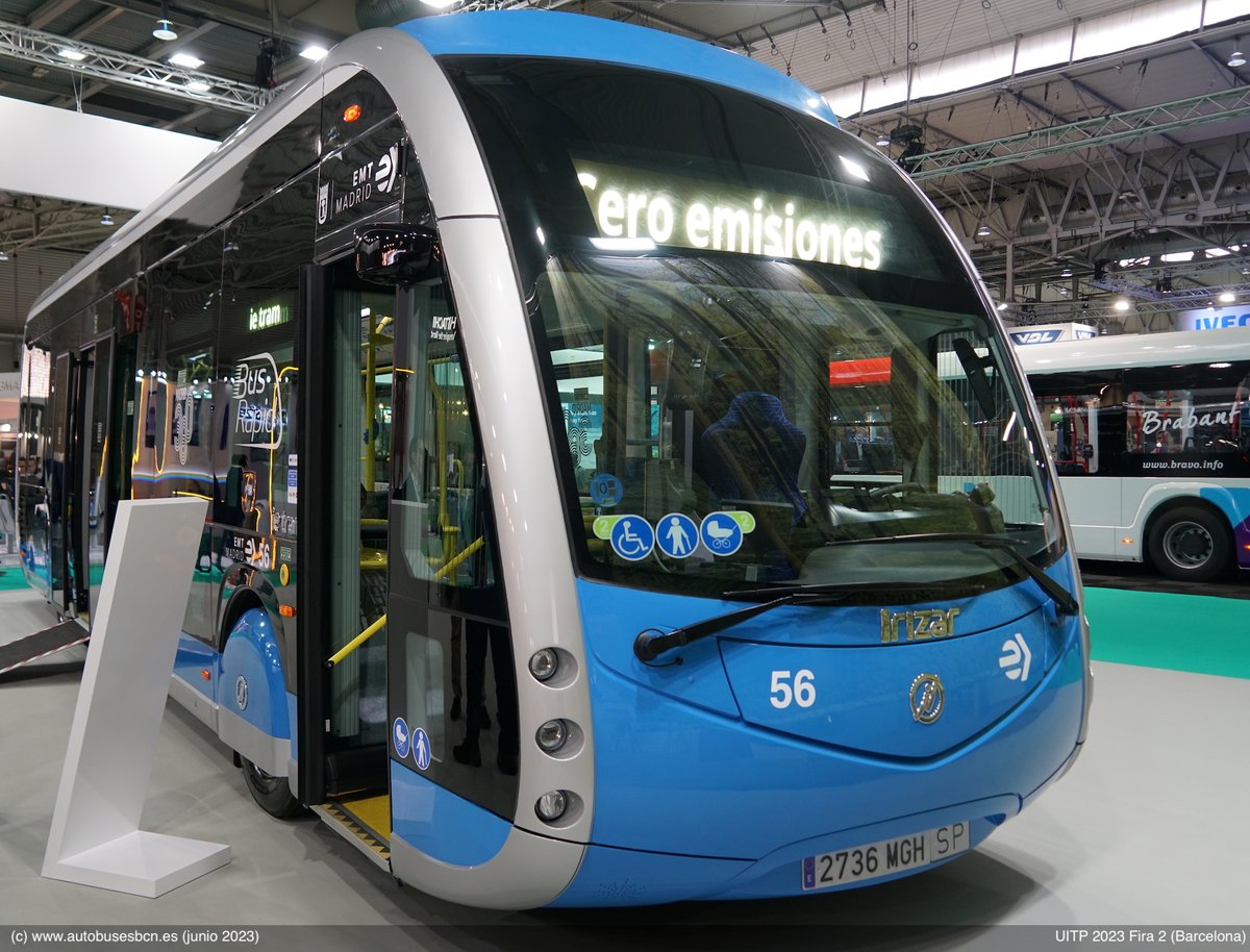 AutobusesBCN's tweet image. De la exposición de la #UITP2023 celebrado este junio en Barcelona, a verlo en &quot;directo&quot; este agosto, realizando la línea de Bus Rápido BR1. Una gran idea esta línea y con mucho potencial y futuro @EMTmadrid @uitpsummit #EMTMadrid @MADRID #Madrid360