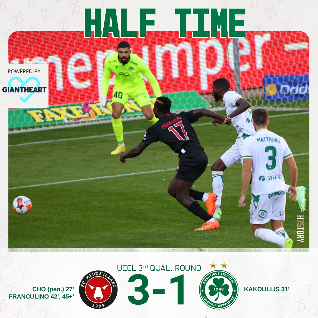 OMONOIAfootball's tweet photo. Half Time ⏱
#UECL #MIDOMO #OMONOIA #H75TORY https://t.co/s4LEM40q1R