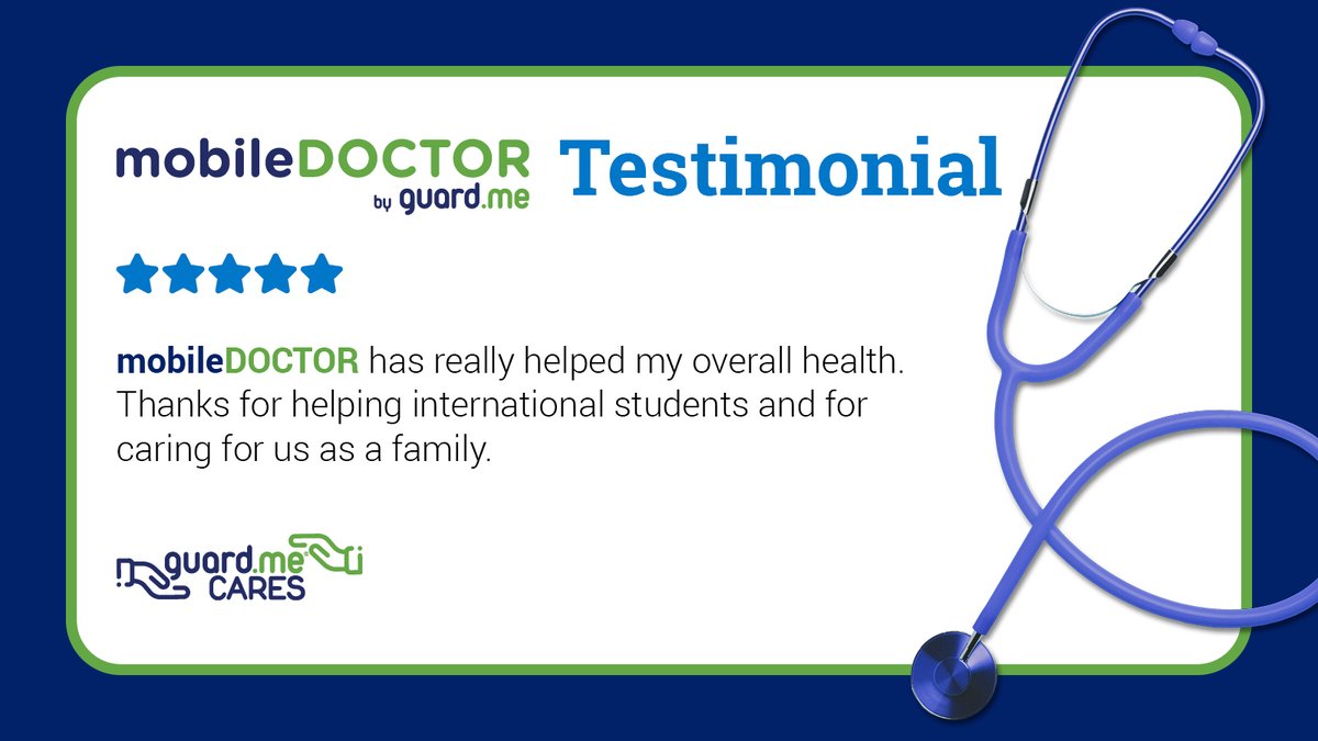 guardmecanada's tweet image. If you’re feeling unwell, there’s a doctor out there to help you feel better. Forget long wait times and trying to find your nearest clinic, mobileDOCTOR connects you right from your phone, tablet, or computer! Register now at guard.me/mobiledoctor/ #mobiledoctor #guardmecares