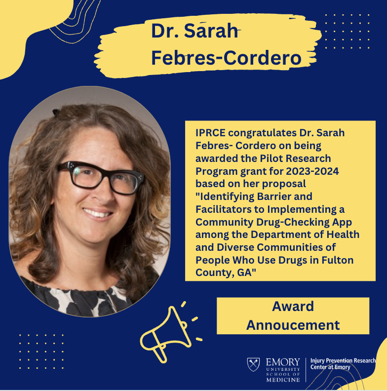 Join us to congratulate Dr. Sarah Febres-Cordero on being awarded the IPRCE Pilot Research Program grant (PREP) 2023-2024!!