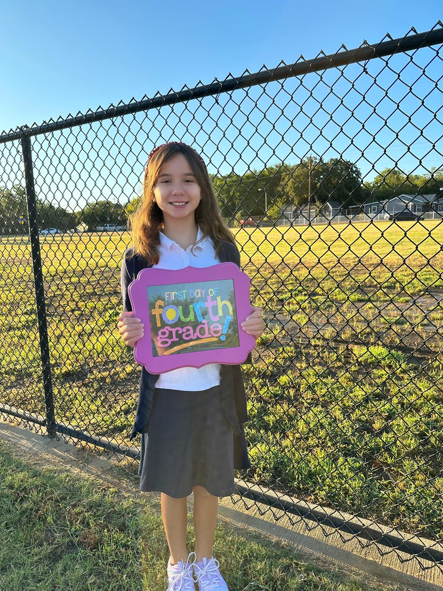 Yesterday my baby girl started 4th grade and I started my 6th year in education!