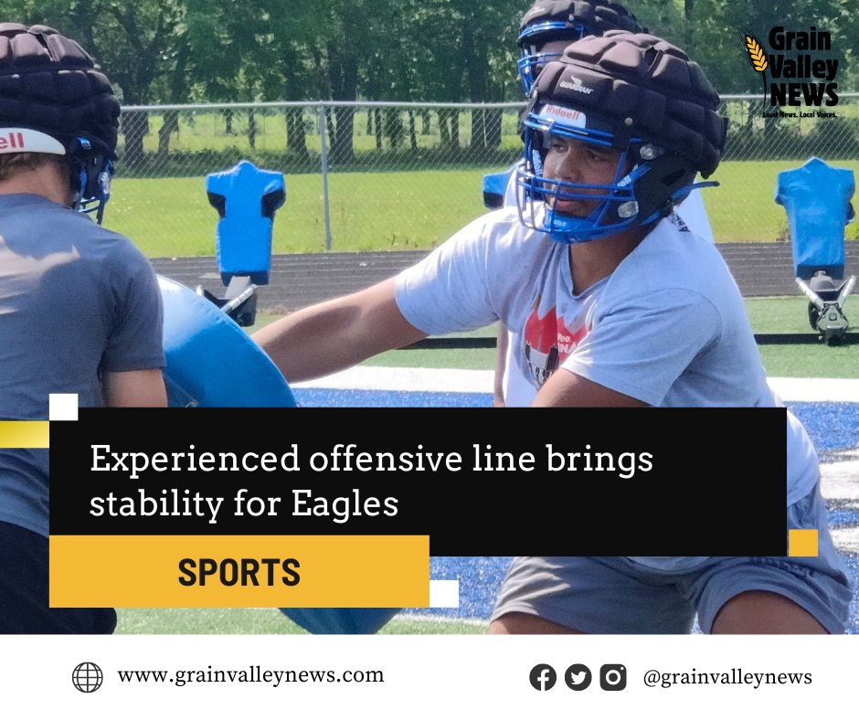 Experienced offensive line brings stability for Eagles

grainvalleynews.com/news/experienc…

Story by <a href="/MSmith2324/">Michael Edward</a> 
Sports coverage is sponsored by <a href="/LoungeCaptains/">CaptainsSportsLounge</a>
