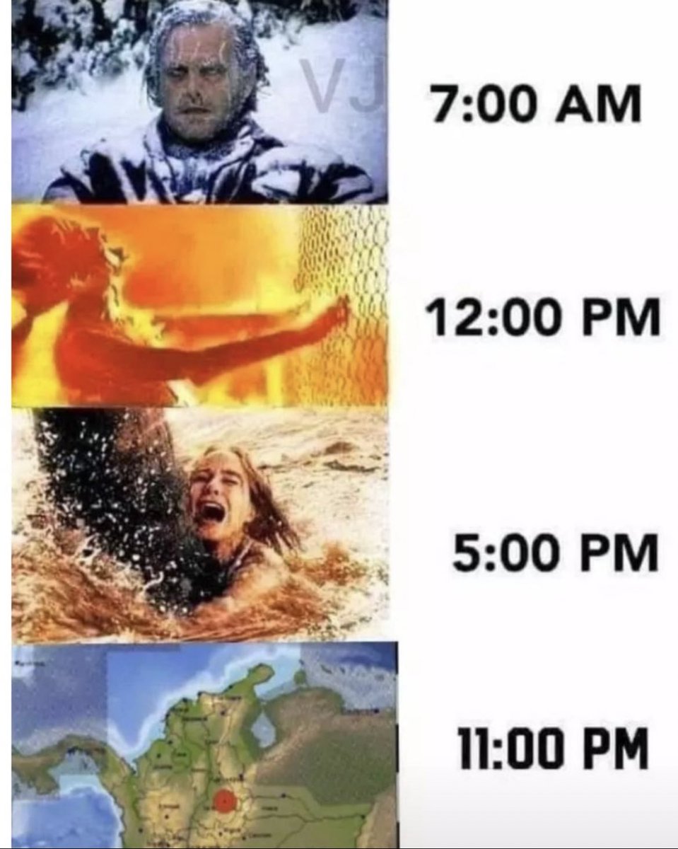 UN DÍA NORMAL EN BOGOTÁ 
#Sismo #Temblor #Replica